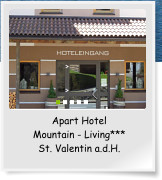 Apart Hotel Mountain - Living*** St. Valentin a.d.H.